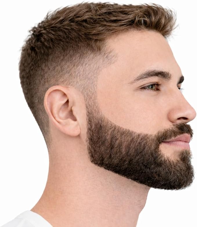 Quality Time Beard Shaping Template Kit, 2 Premium Multi-Style Beard & Neckline Guides: Hands-Free, Two Tools for Defined Beard Lines, DIY, Use with Trimmer or Razor, Made in USA