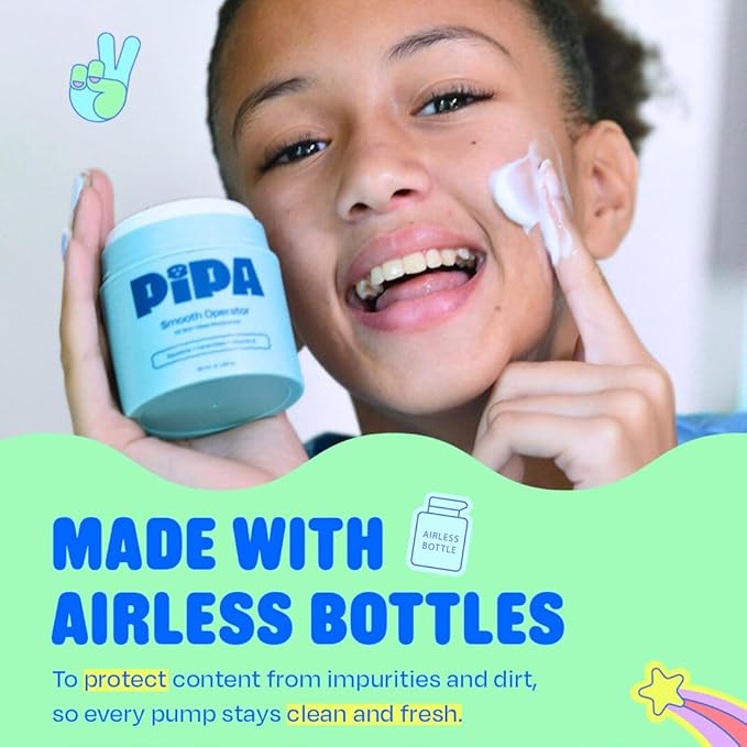 Pipa Skincare Start Young Bundle Gift Set | 3-Step Birthday Gift Skin Care Routine for Girls & Tweens 8 to 12 | Alcohol-Free & Safe | Includes Foam Face Cleanser, Face Moisturizer & Facial Mist