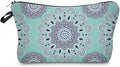 Deanfun Cosmetic Bag for Women, Mandala Flowers Waterproof Makeup Bags Roomy Toiletry Pouch Travel Accessories Gifts (51456)