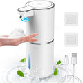 HOMELYLIFE Automatic Foam Soap Dispenser, 12.85oz Touchless Soap Dispenser with Smart Display, 4 Levels Adjustable Liquid Hand Free Dispenser, Dish Foam Dispenser for Kitchen, Bathroom, Public Places