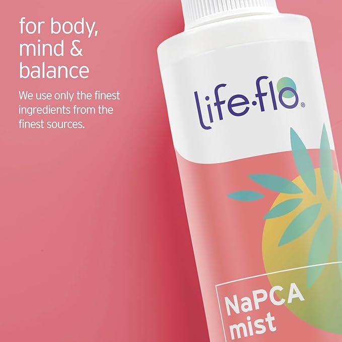 LIFE-FLO NaPCA Hydrating Mist for Skin Care and Hair Care - w/Sodium PCA, Aloe Vera Gel - Face Moisturizer, Makeup Setting Spray, Refreshing Hair and Body Mist, All Skin Types - 60-Day Guarantee, 8oz