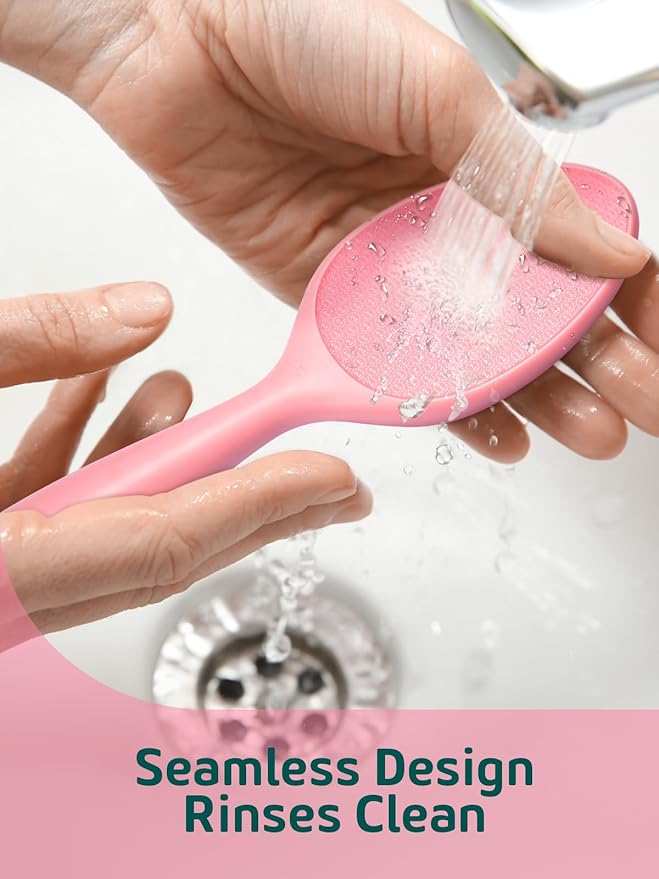 2-Sided Glass Foot File Callus Remover Without Drain Stand (Pink)