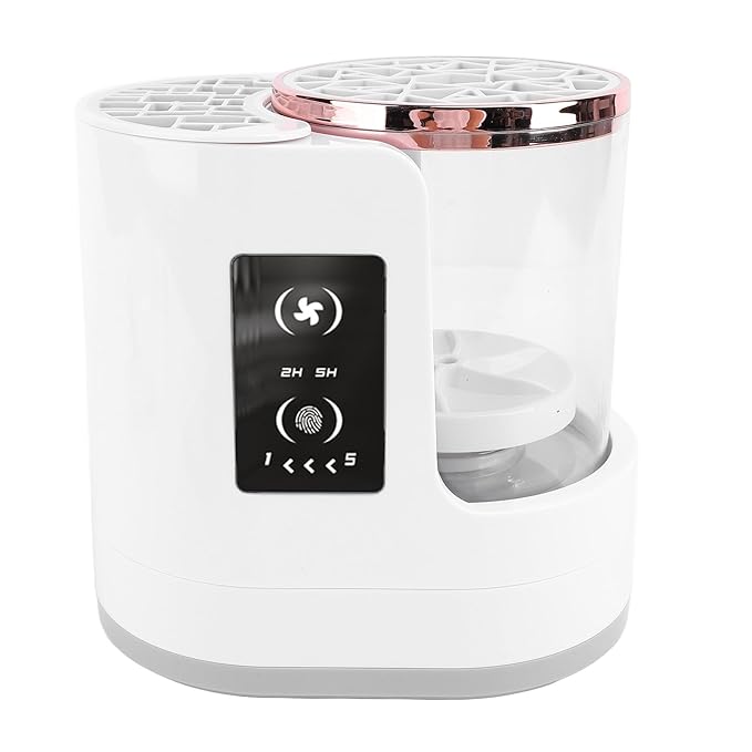 Timer Electric Makeup Brush Cleaner, Detachable USB Cosmetic Brushes Cleaner Tool, Portable Automatic Makeup Brush Cleaner Dryer Machine for Various Sizes of Brushes