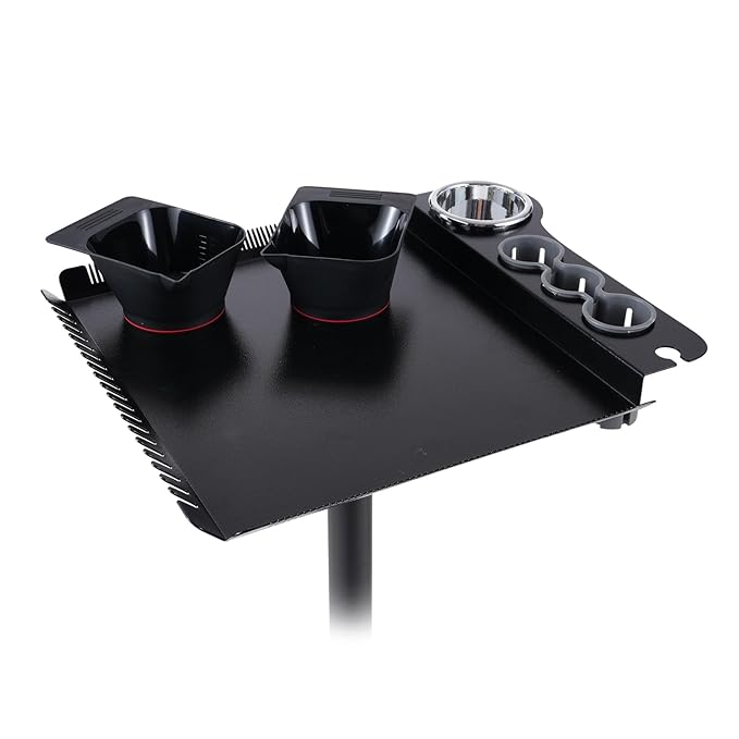 Bestauty Hair Dye Coloring Bowl with Magnetic Suction for Iron Salon Tray 2PCS Black