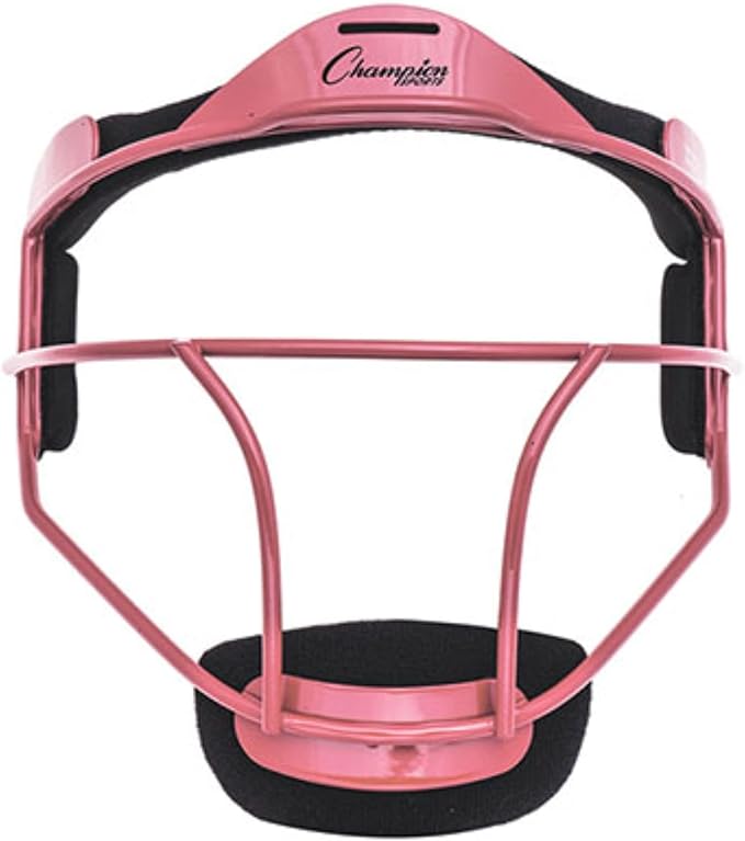 Champion Sports Steel Softball Face Mask – Durable Fielder’s Mask for Youth & Adults, Multiple Colors for Practice & Games