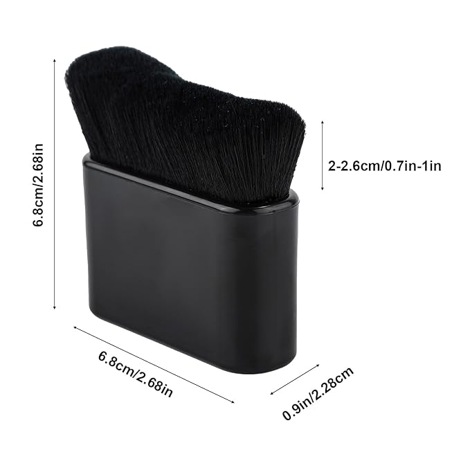 Self Tanning Brush, Self Tanner Applicator Blend Brush for Beauty Tan Bronzer, Foundation Makeup Spray Tan Blending Body Brushes for Face Leg(Black)
