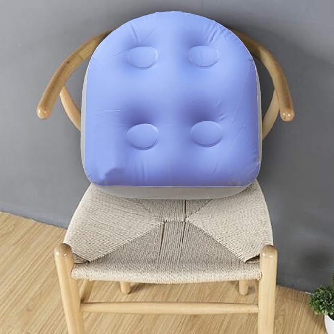 Spa and Hot Tub Booster Seat Inflatable Bathtub Massage Cushion Massage Mat with Suction Cups Soft Back Support Bath Spa Pad For Adults Kids