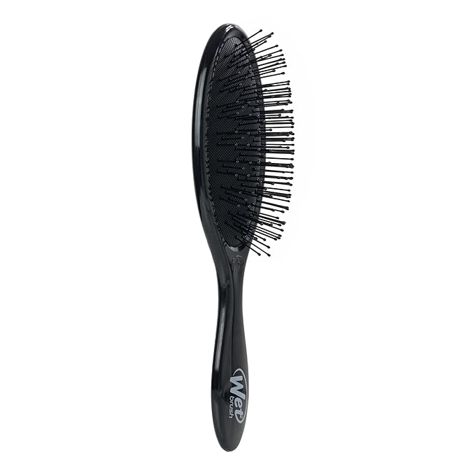Wet Brush Thick Hair Detangling Brush, Black, Ultra-Soft IntelliFlex Bristles Glide Through Tangles With Ease, Pain-Free Detangler for All Hair Types, Wet & Dry