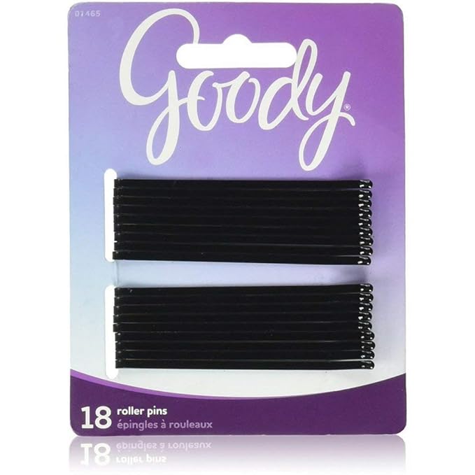 Goody Black Roller Pins (3 inches 18 each) ([2-Pack of 18)