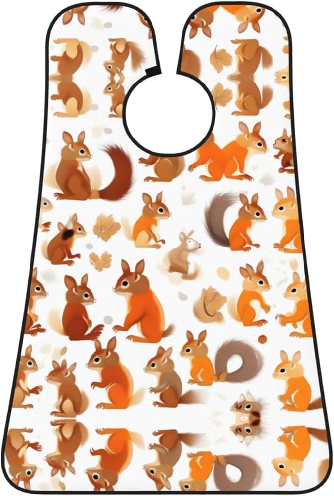 Tropical Fruit Pineapple Print Beard Bib Shaving Apron, Beard Hair Trimming Cape Gift For Dad