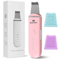 Skin Scrubber Face Skin Spatula Facial Scrubber Spatula Pore Cleaner with 4 Modes (Pink)