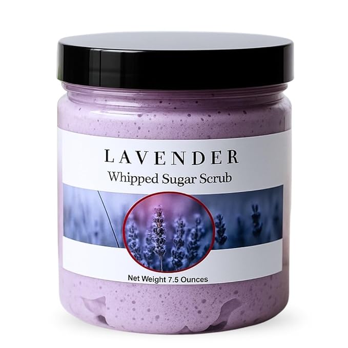 Sugar Scrub Soap Whipped Cream (Lavender)