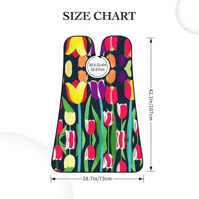 Magic Mushrooms Print Beard Bib Shaving Apron, Beard Hair Trimming Cape Gift For Dad