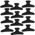 Hair Clips for Styling Sectioning 12 Pack Black Butterfly Clamps Hair Claw Clips Pro Salon Hair Clips for Styling, Sectioning, Cutting and Coloring