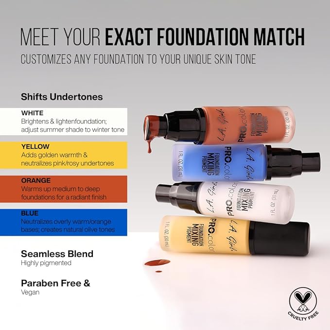 L.A. Girl PRO.color Foundation Mixing Pigment, Blue GLM714