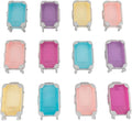 12PCS Mini Suitcase, Mini Candy Storage Box with 5 Colors, Portable Handheld Gift Travel Box, Simulation Trolley Case for Birthday Party Wedding Family Vacation Jewelry False Eyelashes Storage