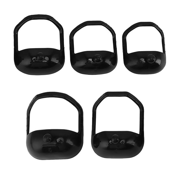 15pcs Beard Shaping Styling Guide Shaper, Beard Shaving Template Kit, 5 Size Precise Trimming Tool with Plastic Material, for Men's Facial Hair Grooming and Styling Needs