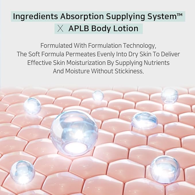 APLB Glutathione Niacinamide Body Lotion | LIPO GLUTA NIAC CEN™ 12.5% 10.14 FL.OZ/Korean Skincare, Long lasting hydration, Revitalize for gentle and improve skin texture