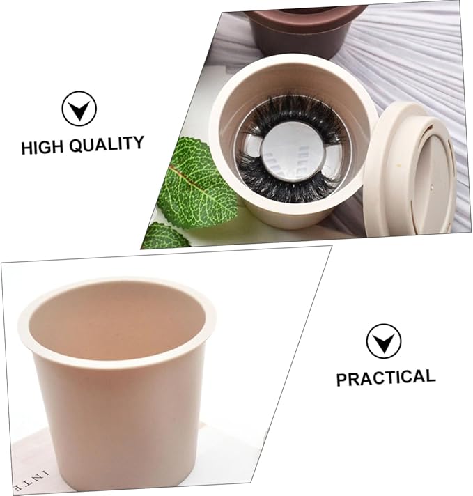 3Pcs Eyelash Packing Case Portable False Eyelash Organizer Storage Box for Everyday Use Protects and Keeps Eyelashes and Intact