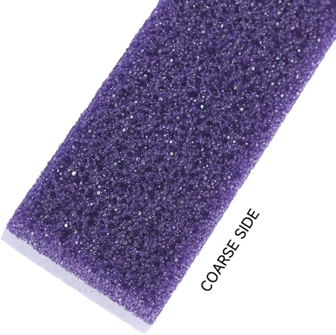 NOVAL Foot Scrubber for Feet Callus Remover Professional Pumice Stone for Feet Cracked Heel Dead Skin Remove 2 Sided Pedicure Tools (Pack of 4)