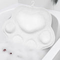 Cute Cat Paw Bath Pillow | Ergonomic Spa Cushion with Non-Slip Design | Quick-Drying, Supports Head, Neck & Back | Unique Gift for Women