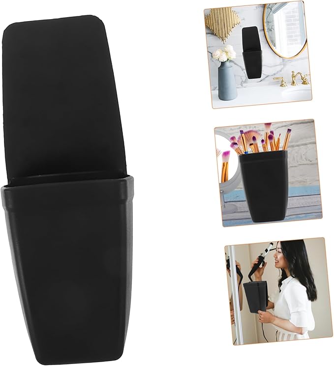 DOITOOL Silicone Suction Cup Hair Dryer Holder Wall-Mounted Beauty Tool Organizer for Bathroom