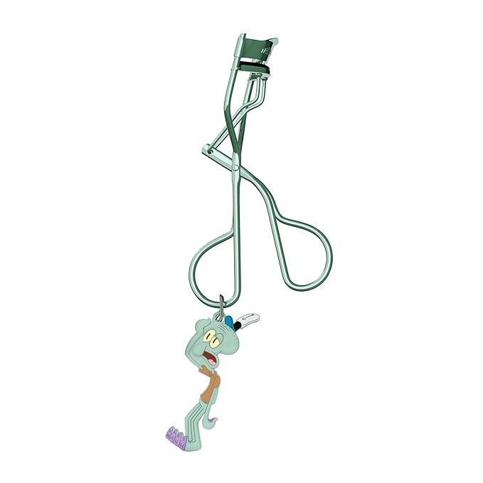 wet n wild Eyelash Curler & Charm, Gentle Silicone Cushion Pad, Curls & Lifts Lashes – Squidward