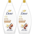 Dove Body Wash 2-Pack – Purely Pampering, Shea Butter & Vanilla for Softer, Smoother Skin, 15.2 Oz Ea