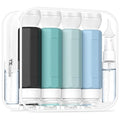 Redfly 17PCS Travel Bottles for Toiletries, TSA Approved Silicone Travel Size Containers, Leak Proof Toiletry Containers for Shampoo, Conditioner, Lotion & Creams Gray