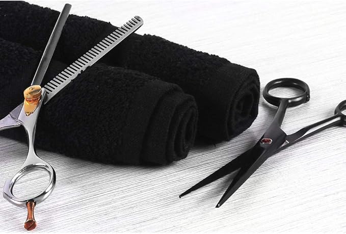 GREEN LIFESTYLE 24 Pack Black Pack Hand Towels 16 x 27 Premium Spa Quality, Super Soft and Absorbent for Gym, Pool, Spa, Salon and Home