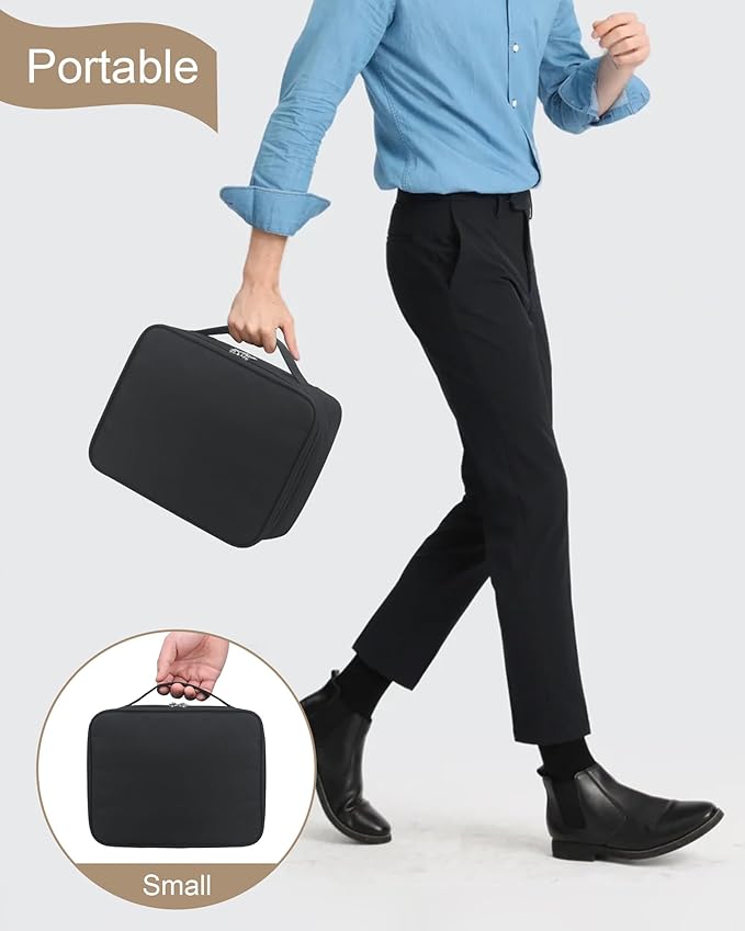 Barber Tool Bag, Large Hair Clipper Bag, Black