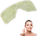 Jade Eye Mask, Facial Cooling Mask with 100% Real Jade for Hot & Cold Therapy, Reduce Wrinkles, Puffiness, Migraines, and Anti-Aging - Essential Crystal Eye Mask for Beauticians
