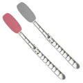 Generic 2 Lotion Applicator for Back | Back Cream Applicator | Foldable Long Handled Oils Sun Cream Applicator | Back Lotion Applicator | Back Applicator for Cream, Gray+Pink