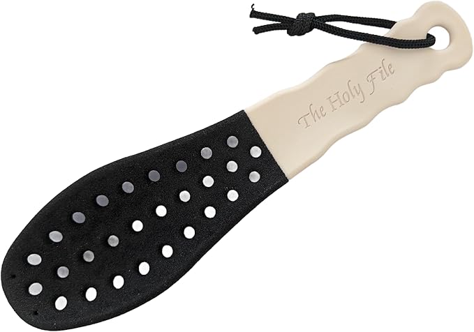 Holy Coarse Foot File (White), Callus Remover, Double Sided, Wet or Dry