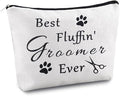 yaozeio Dog Pet Groomer Gift Bag for Women Pet Grooming Bag for Dogs Groomers Birthday Christmas Gifts for Daughter Son Pet Grooming Storage Pouch for Sister Cat Lover Dog Groomer Travel Case
