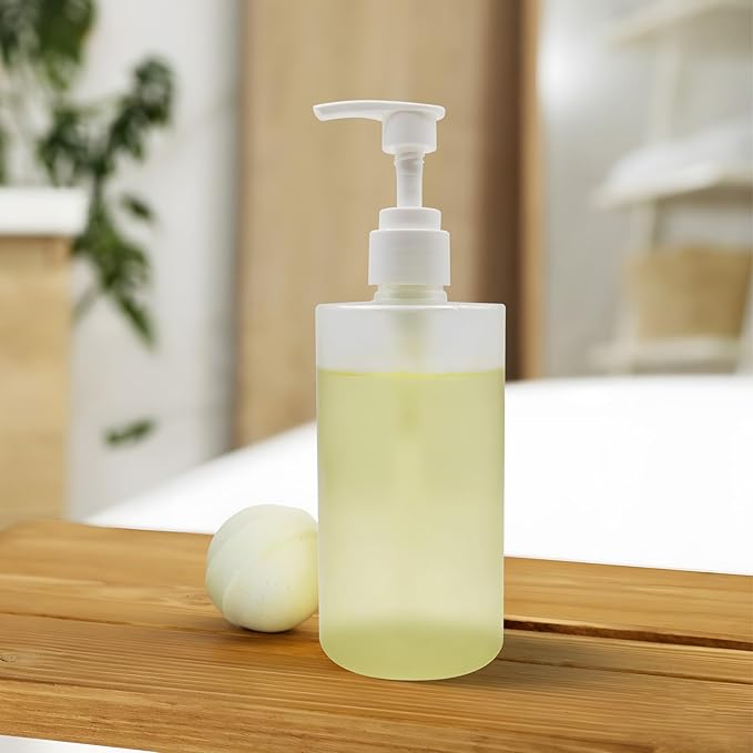 2PCS Pump Head Designed for OUAI 10 FL OZ Bottles, Compatible with OUAI Shampoo & Conditioner Bottles, OUAI Body Wash Bottle