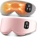Anydance Heated Eye Mask - Cordless Eye Mask for Dry Eyes, FSA - HSA Eligible, Eye Relief, Improved Sleep, 4 Temperature, Washable Eye Heating Pad for Travel, Birthday Gifts for Women - Rose Pink