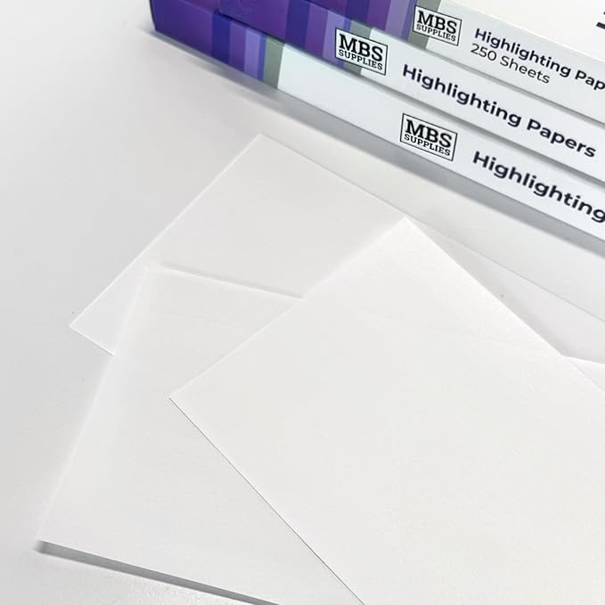 Hair Papers for Highlighting (4" x 7";250 Sheets) – Salon Papers for Hair Stylist, Balayage, Ombre & Bleach – Cute Hair Papers, Long Papers for Highlighting, Lightweight & Translucent