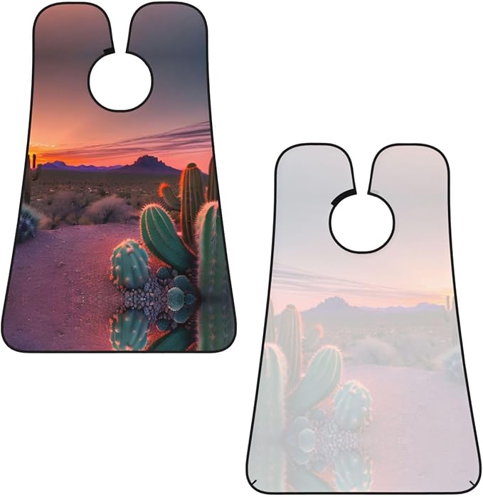 Magic Mushrooms Print Beard Bib Shaving Apron, Beard Hair Trimming Cape Gift For Dad