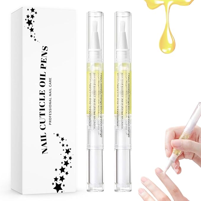 Cuticle Oil Pen for Nails Care,Nail Oil For Strength,Nourish Moisten Care Nail Cream To Reduce Nail Cracking and Dry for Weak Peeling Brittle and Thin Nails