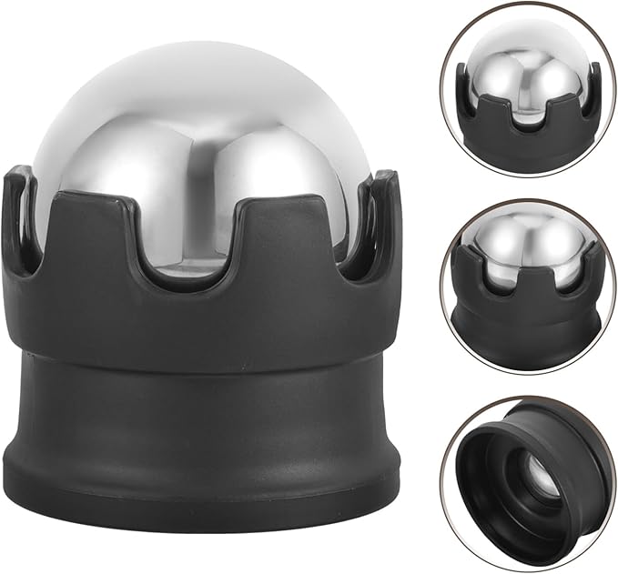 BESPORTBLE Massage Ball Hot and Cold Rolling Ball Household Roller Ball Metal Massage Ball Face Massage Roller Facial Ice Globes Relaxation Ball Plastic Hot and Cold Compress