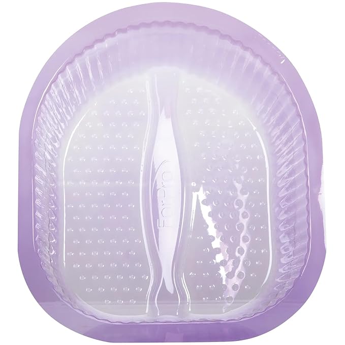 ForPro Universal Pedi Bath Liners - 50% THICKER - Fit Footsie Bath Plus Foot Bath, Disposable Pedicure Foot Tub Liners for Foot Spa Basins & Foot Bath Soaks, Purple, 50-Count