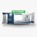 Body Wipes for Adults, XL for full Body, Adult and Elderly, Alcohol-Free Incontinence, Paraben Free, Fragrance-Free, Vitamin E, Provitamin B5-11'' x 8'' (96 Count - Single Pack)