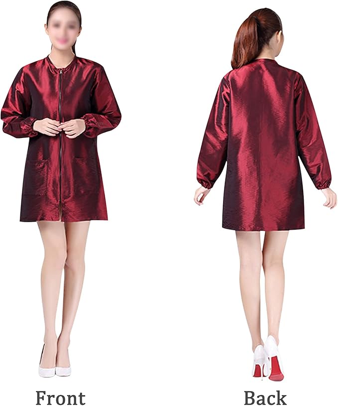 Polyester Fabric Salon Smock Professional Stylist Jacket Waterproof Haircut Cape Barber Apron
