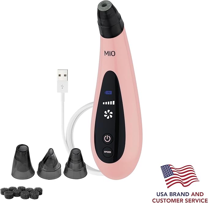 Spa Sciences - MIO - Diamond Tip Microdermabrasion Blackhead Remover, Pore Cleansing, & Resurfacing System - Reduces Acne Scars, Wrinkles, and Exfoliates for Clearer Skin