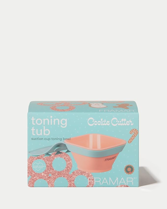 FRAMAR Toning Tub Hair Dye Bowl – Hair Color Bowls For Hairstylist, Hair Color Bowl, Hair Color Mixing Bowl, Hair Dye Bowls, Suction to Sink or Shampoo Station For Easy Toning – 2pc