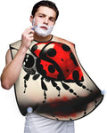 Colorful Giraffe Fans Lovers Print Beard Bib Shaving Apron, Beard Hair Trimming Cape Gift For Dad