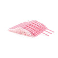 i-Laesh 200Pcs Medium Tip Micro Brushes - Microswabs for Eyelash Extensions - Microbrush Applicators Brush - Cotton Swabs Qtips for Eye Dental Lashes Eyebrow and Personal Care (Pink)