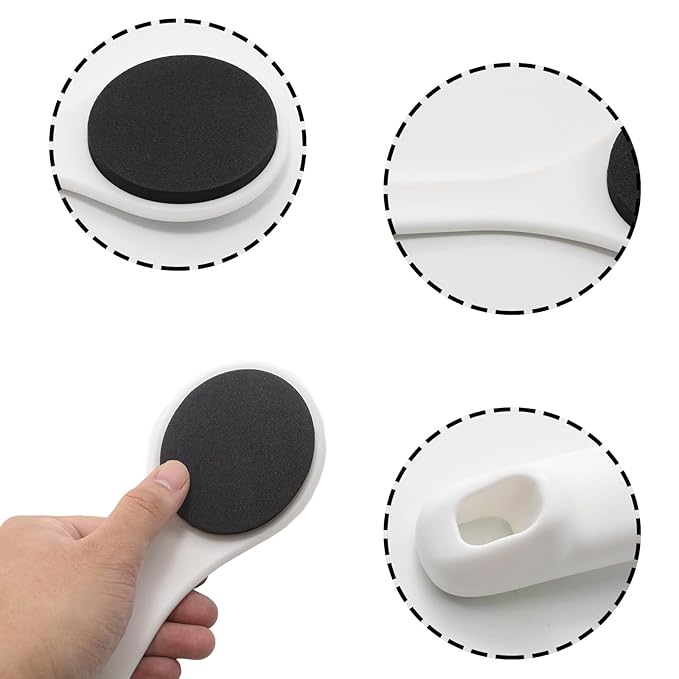 Back Lotion Applicator, Shower Body Brush for Cleaning with Long Handle, Comfortable Grip Back Massage Scrubber for Women or Men