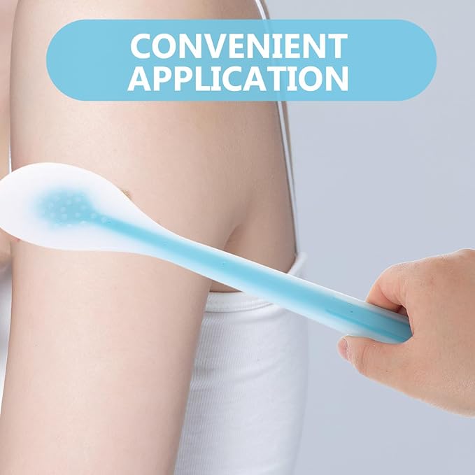 VICASKY Lotion Applicator for Back for Cream Medicine Easy Clean Self Tanner Tool Women Versatile Shoulders and Legs Compact Design 2Pcs Application of Soft TPE Bristles Bath Use Lightweight